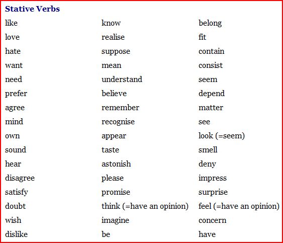 stative-verbs